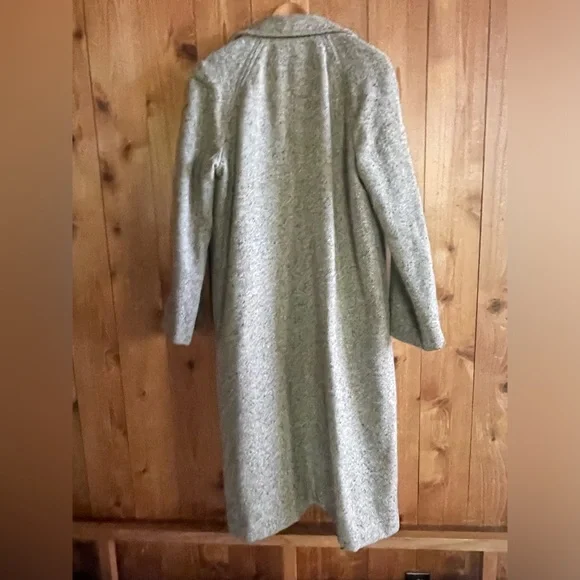 Vintage 60s Wool Tweed Maxi Coat - Picture 3 of 4